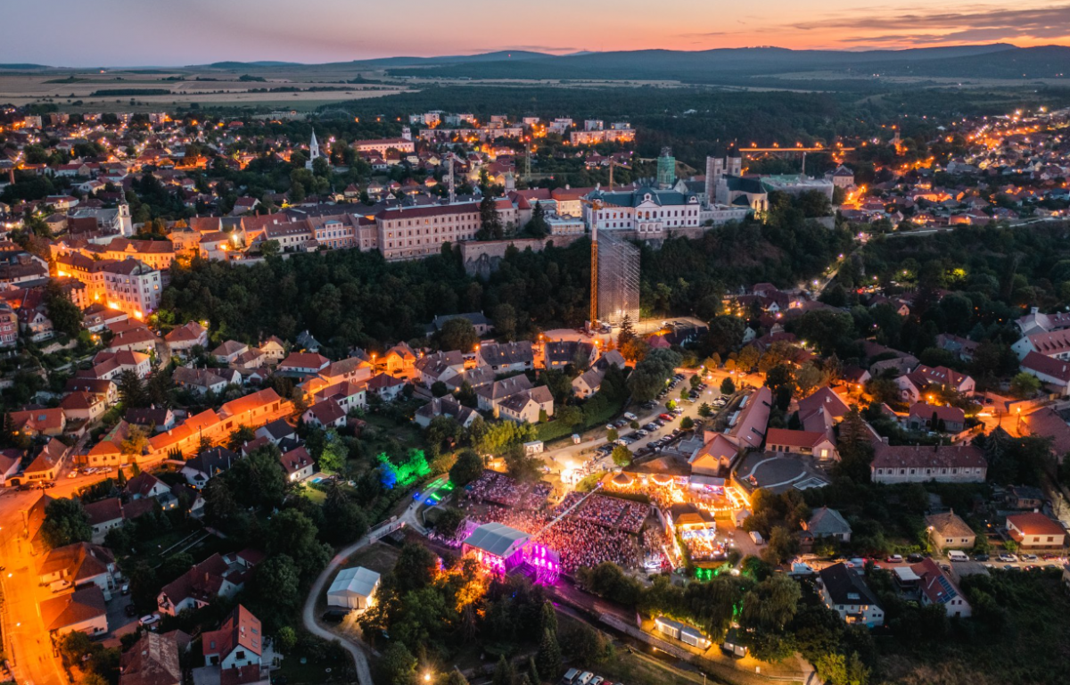View from above of the VeszprémFest.
